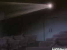 Сексуальной хентай девке в маске сделали двойное проникновение