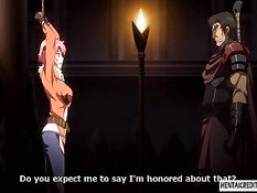 Связанную хентай девчонку с большой грудью оттрахали мужчины