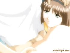 Парень наслаждается сексом с двумя хентай девушками в автобусе