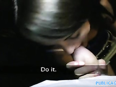 Паренёк ночью снял на улице тёлку и за деньги трахнул её в пизду