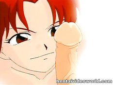 Три аниме девчонки используют мальчика для обучения Камасутре