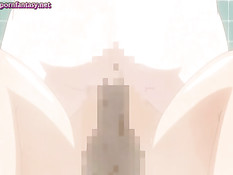 Парень вылизал грудь хентай девчонке и насадил её на свой член