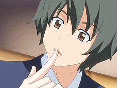 Молодой человек оттрахал связанную хентай девчонку вибратором