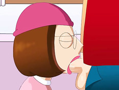 Гриффины на кровати занимаются сексом в самых разных позициях