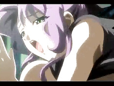 Хентай девка трахает себя вибратором и занимается сексом с парнем