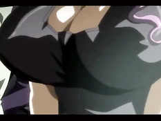 Хентай девка трахает себя вибратором и занимается сексом с парнем