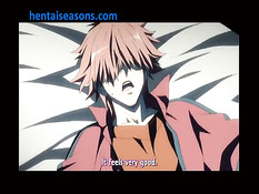 Девка с крыльями подлетела и подрочила член большими сиськами