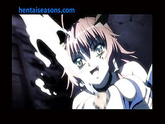 Девка с крыльями подлетела и подрочила член большими сиськами