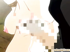 Связанной хентай девушке прикладывают вакуумные помпы к груди