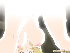 Связанной хентай девушке прикладывают вакуумные помпы к груди