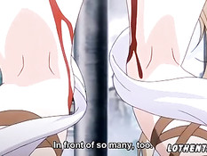 Хентай секс рабыня вынуждена удовлетворять мужскую компанию