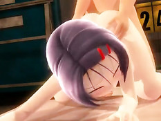 Паренёк на складе занимается сексом с сексуальной 3D девчонкой