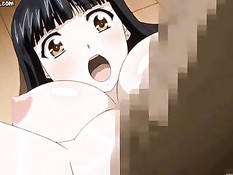 Хентай девушки принимали участие в большой групповой секс оргии