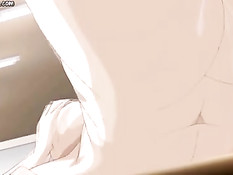 Хентай девушки принимали участие в большой групповой секс оргии