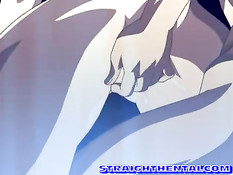 Перевозбудившиеся хентай девки доставили мужчине удовольствие