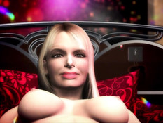 Реалистичные 3D девки занимаются страстным сексом в порно игре