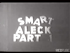 Грудастая дама трахается с мужчиной в чёрно-белой ретро порнухе