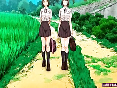 Возбуждённый бойфренд на кухне оттрахал раком хентай подружку