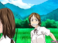 Возбуждённый бойфренд на кухне оттрахал раком хентай подружку