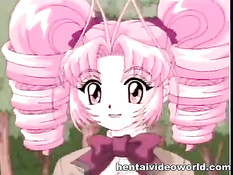 Хентай девчонка испытала удовольствие вставив вибратор в киску