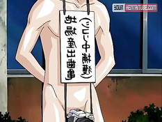 Грудастые хентай студентки насаживались на двухсторонний фаллос