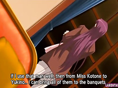 Две хентай милашки занимаются сексом с одним молодым человеком