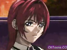 Две сексуальные хентай студентки занимались лесбийским сексом