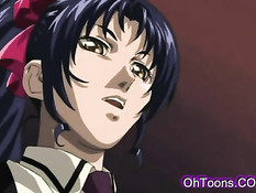 Две сексуальные хентай студентки занимались лесбийским сексом