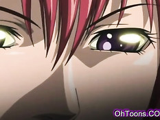 Две сексуальные хентай студентки занимались лесбийским сексом