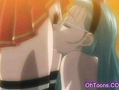 Две сексуальные хентай студентки занимались лесбийским сексом