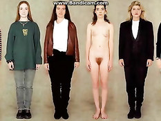 Порно видеокамера видит обнажённое женское тело сквозь одежду