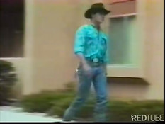 Action on cowboy ranch