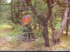 Blowing in the woods