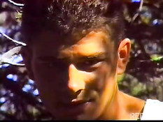 Hot guys in free nature