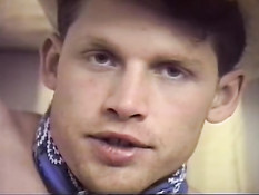 Lonely cowboy wanking