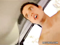 Male blowjob surprise