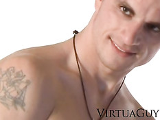 Eros with tattoo and piercing 