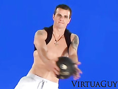 Eros with tattoo and piercing 