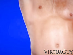 Muscleman in bluebox