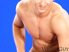 Nicolas stripping and posing