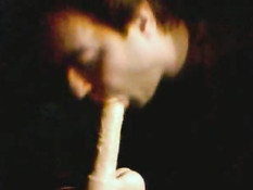 Mamada, suck the dildo