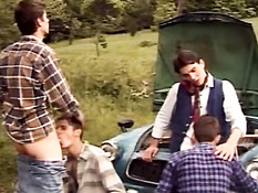 Outdoor loving farmer boys