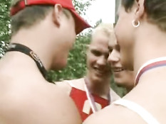 Sport boys having fun