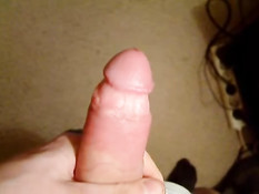 Stroking my dick