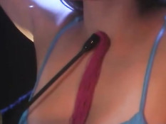 Wax on tits and licking pussy 