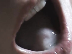 Young woman giving blowjob