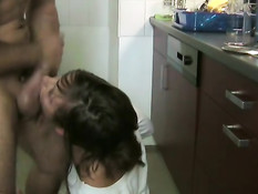 Deep in her in the kitchen part 2