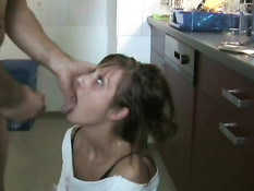 Deep in her in the kitchen part 2