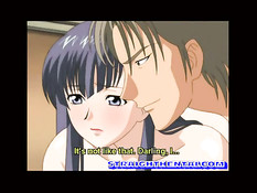 Аниме девка с большой грудью занимается сексом в позе наездницы