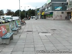 Мужик снял на улице загорелую девку и отъебал в ближайшем парке